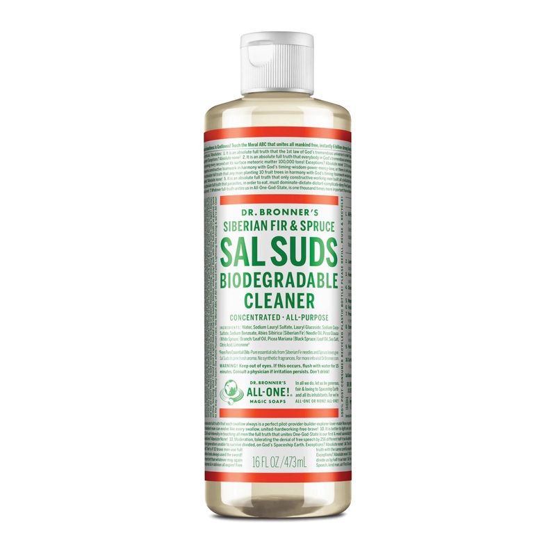 Dr. Bronner’s SSLI16 Multi-Purpose Cleaner, 16 oz, Liquid, Concentrated