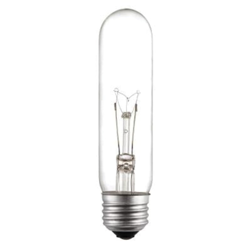 Westinghouse 0371000 Incandescent Light Bulb, 25 W, Tubular, Medium Screw, Clear, 2700 K, 180 Lumens