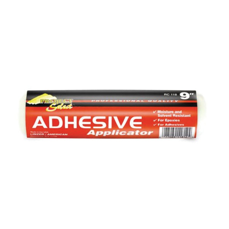 LINZER RC118 Specialty Adhesive Roller, 9 in L, 1/4 in Thick Nap