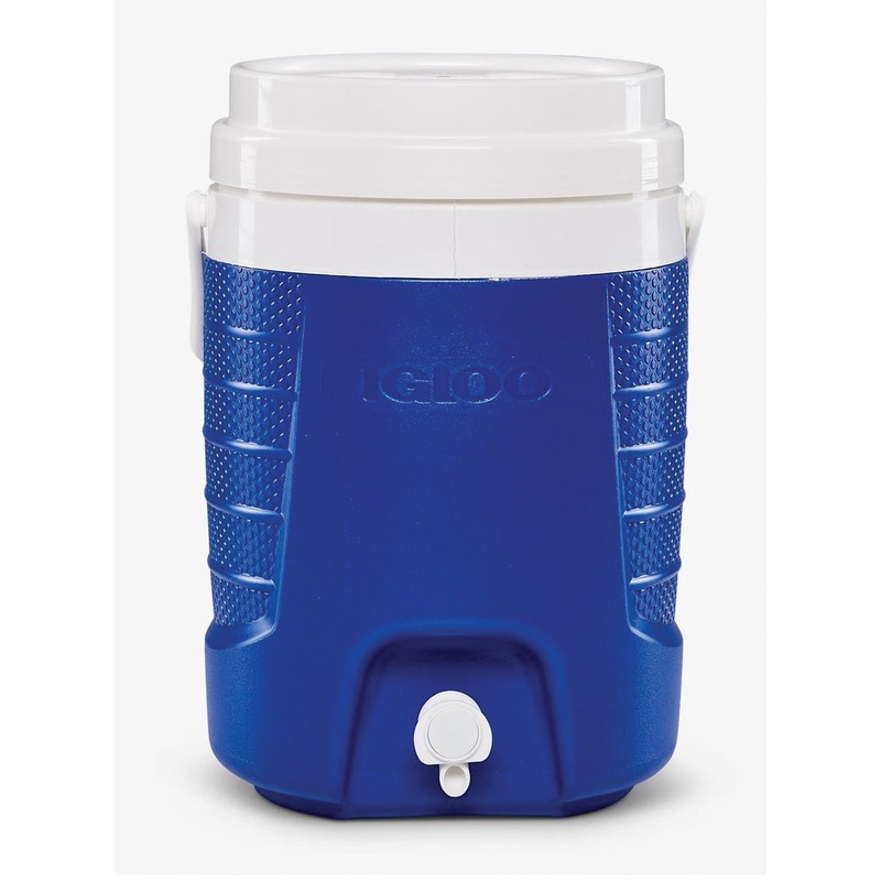 IGLOO 41150 Sport Water Jug, 2 gal Volume, Lid Closure, Majestic Blue, 10.13 in L Exterior, 9.81 in W Exterior