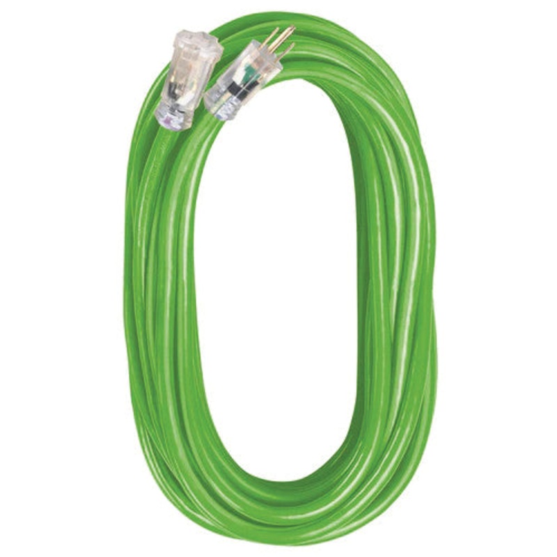 Voltec 05-00114 Heavy-Duty Extension Cord, 300 V, 3-Conductor, SJTW Conductor, 12 AWG Conductor, 50 ft L