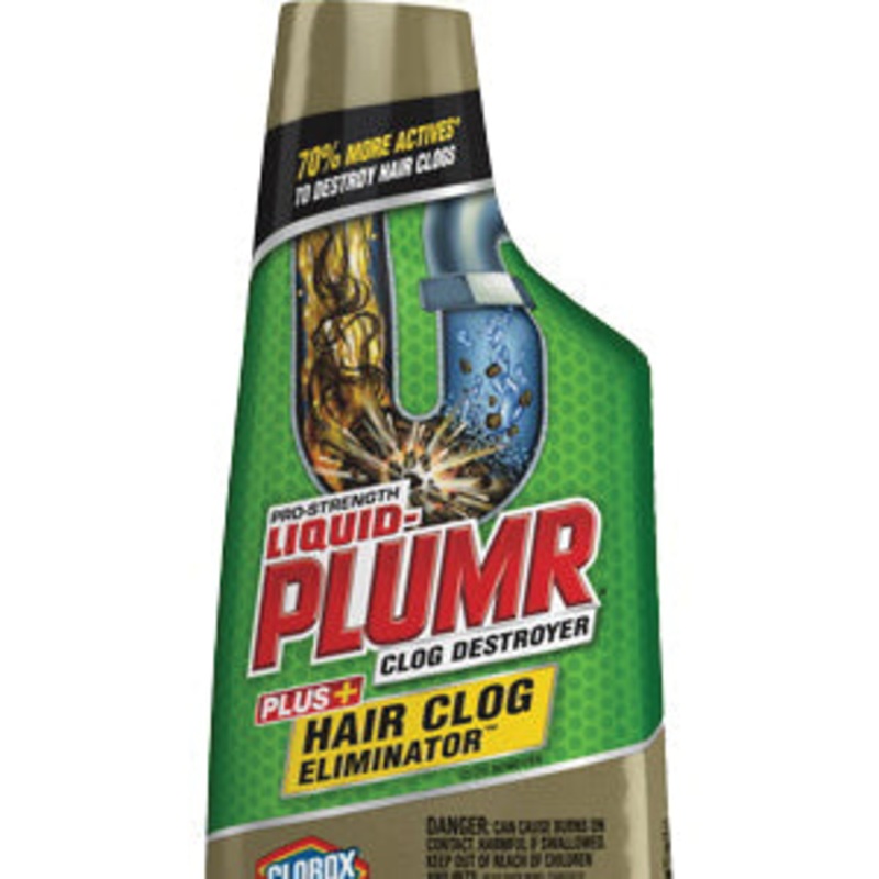 Liquid-Plumr 31019 Hair Clog Eliminator, 16 oz, Gel