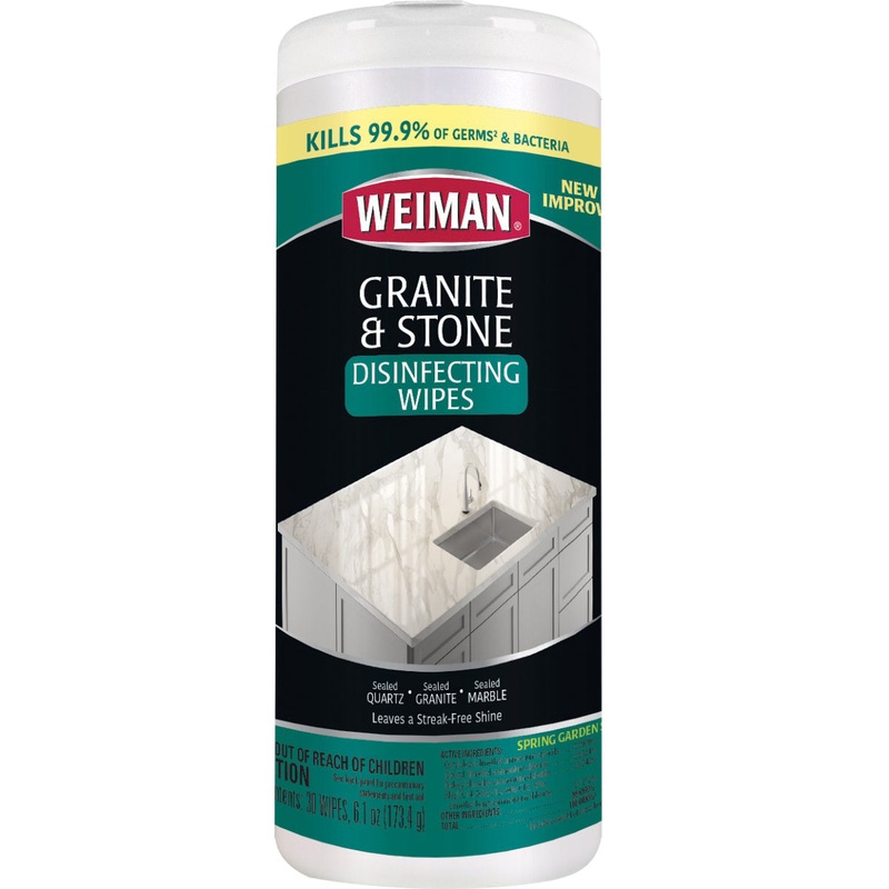 WEIMAN 54A Granite and Stone Disinfecting Wipes