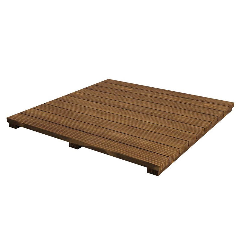 Big Green Egg 120250 Modular Nest Insert, Acacia Wood Frame