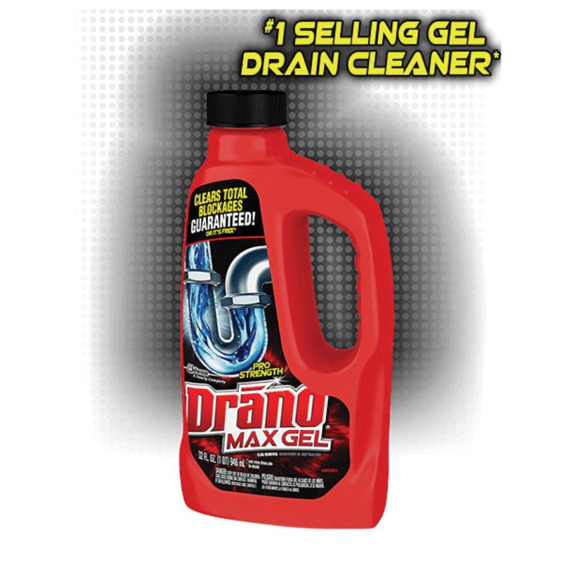 Drano 10109 Clog Remover, 128 oz, Gel