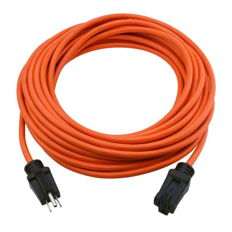 PRIME EC501730 Outdoor Extension Cord, 125 V, 3 -Conductor, 14 AWG Conductor, 50 ft L