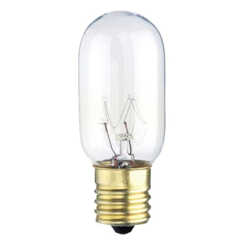 Westinghouse 03716 Appliance Incandescent Light Bulb, 25 W, Tubular, Intermediate, Clear, 2700 K, 195 Lumens